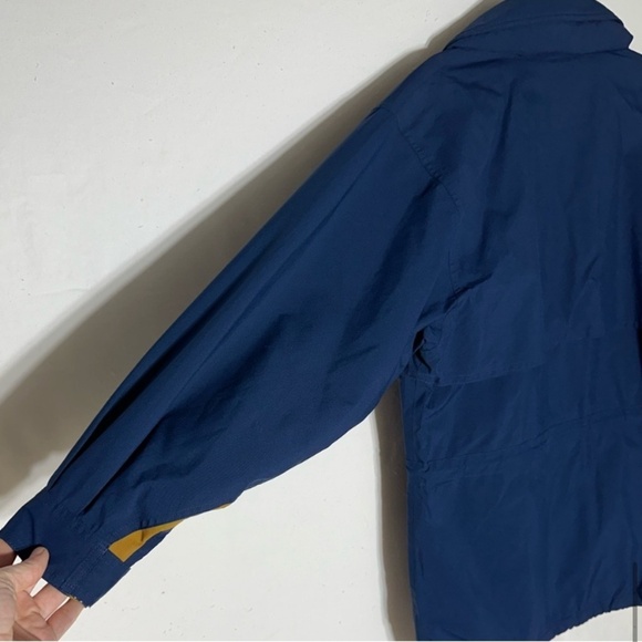 Vintage Eddie Bauer Navy Blue Utility Style Light Jacket W Goretex Lamination L - Picture 9 of 14